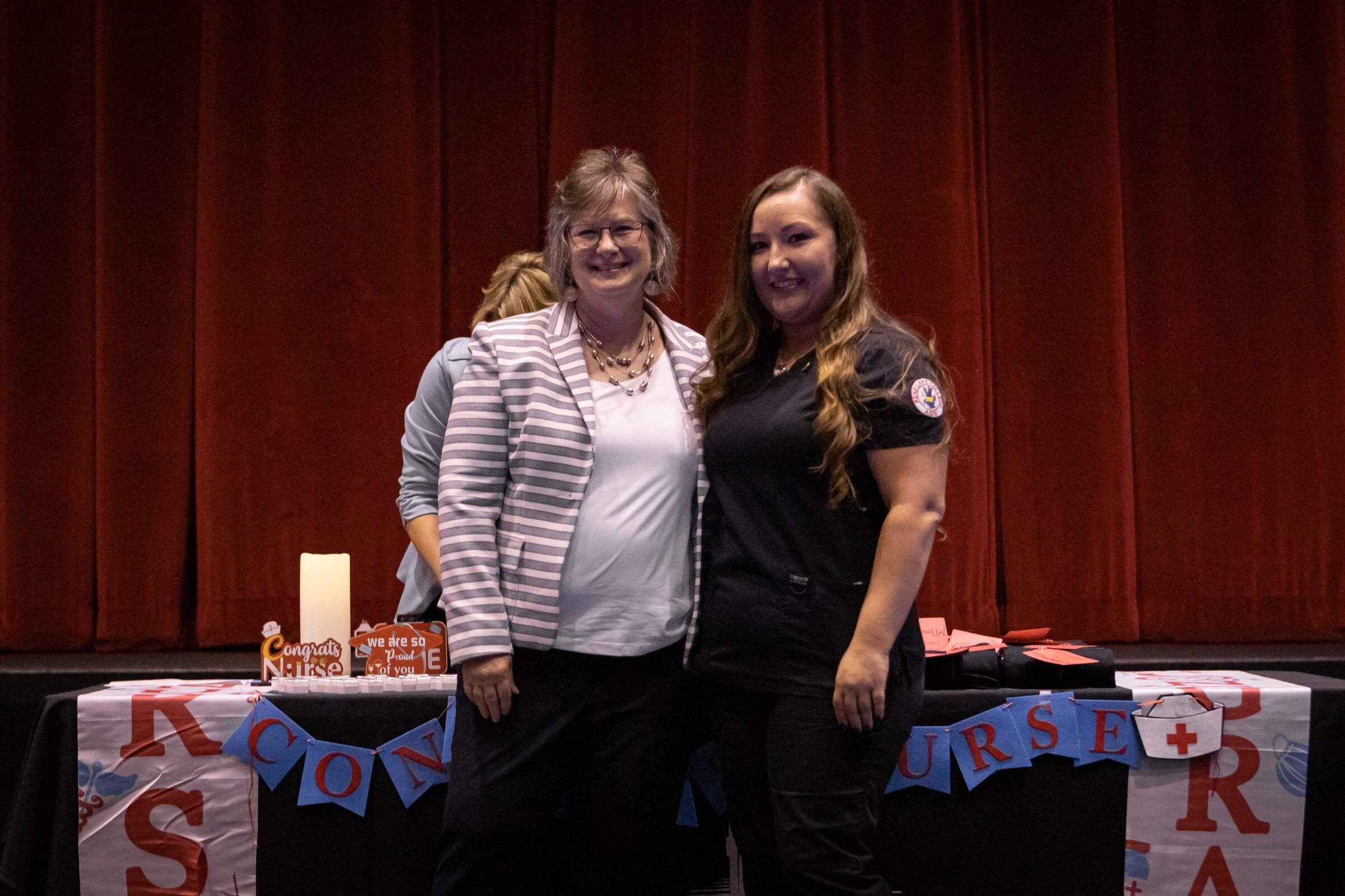 Denise Griffith, Nursing Instructor, and Vanessa Bean (Mt. Vernon)