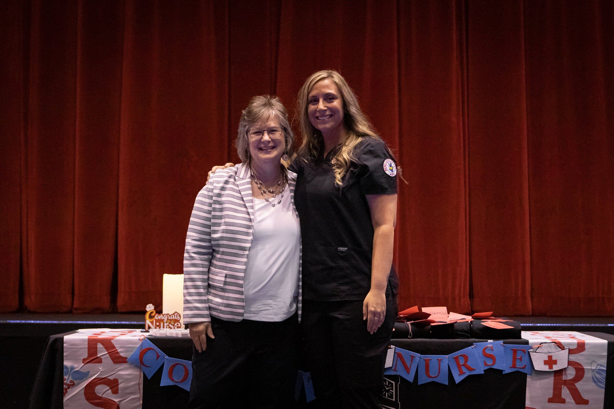 Denise Griffith, Nursing Instructor, and Abigail Bennett (Ewing)