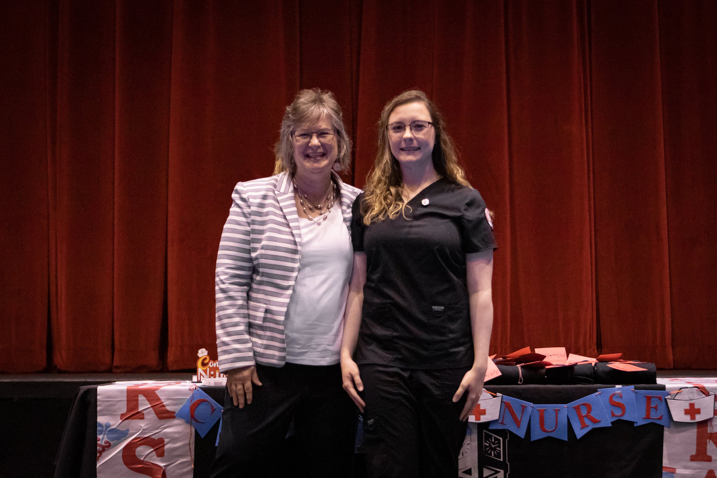 Denise Griffith, Nursing Instructor, and Rebecca Bowers (McLeansboro)