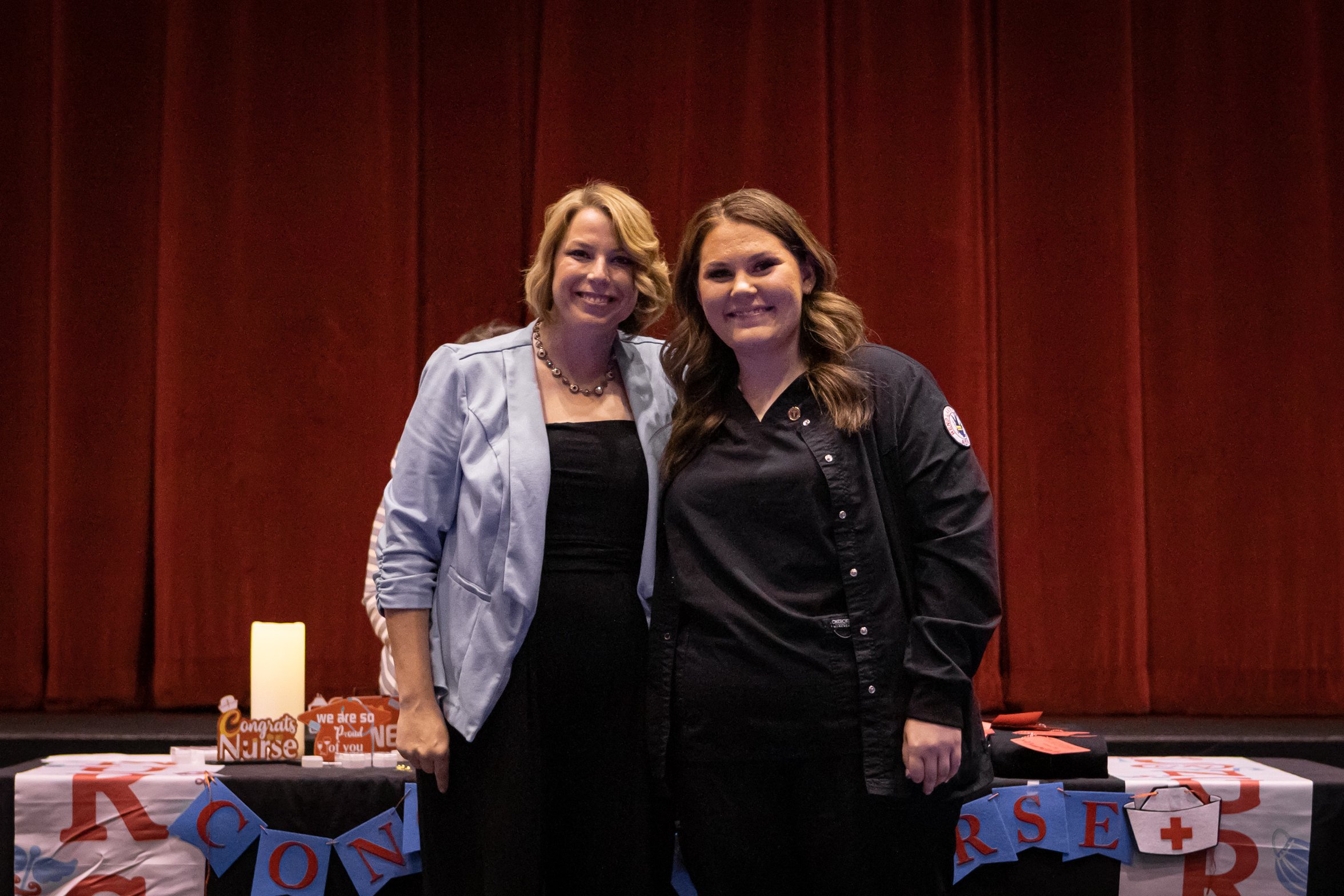 Dr. Tracy Smith, Nursing Instructor, and Sydney Hutson (West Frankfort) 