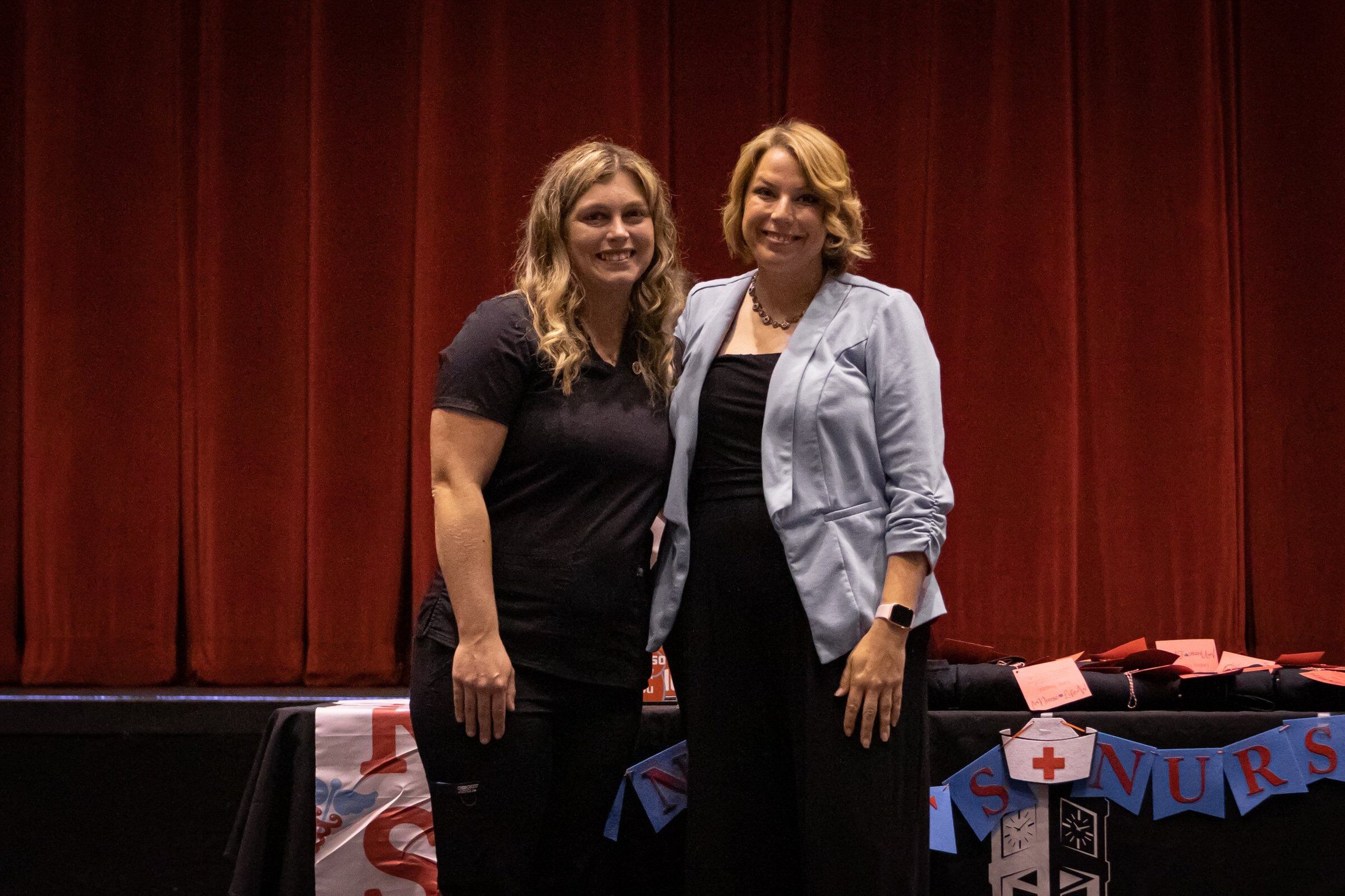 Megan Link (Dahlgren) and Dr. Tracy Smith, Nursing Instructor