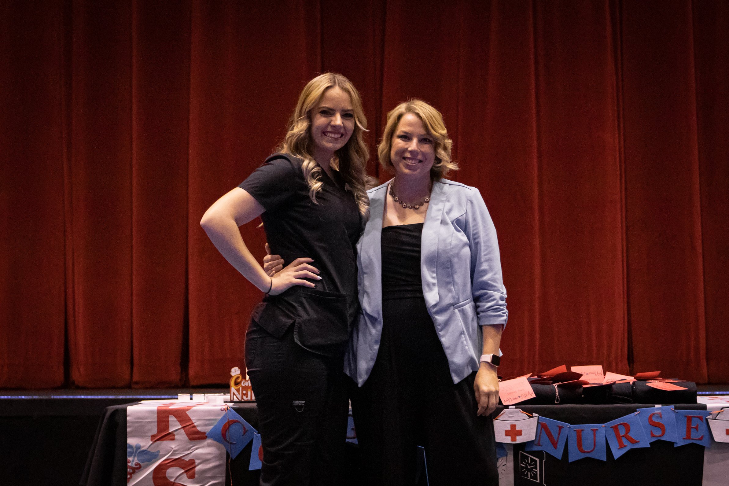 Stephanie McCaleb (Murphysboro) and Dr. Tracy Smith, Nursing Instructor