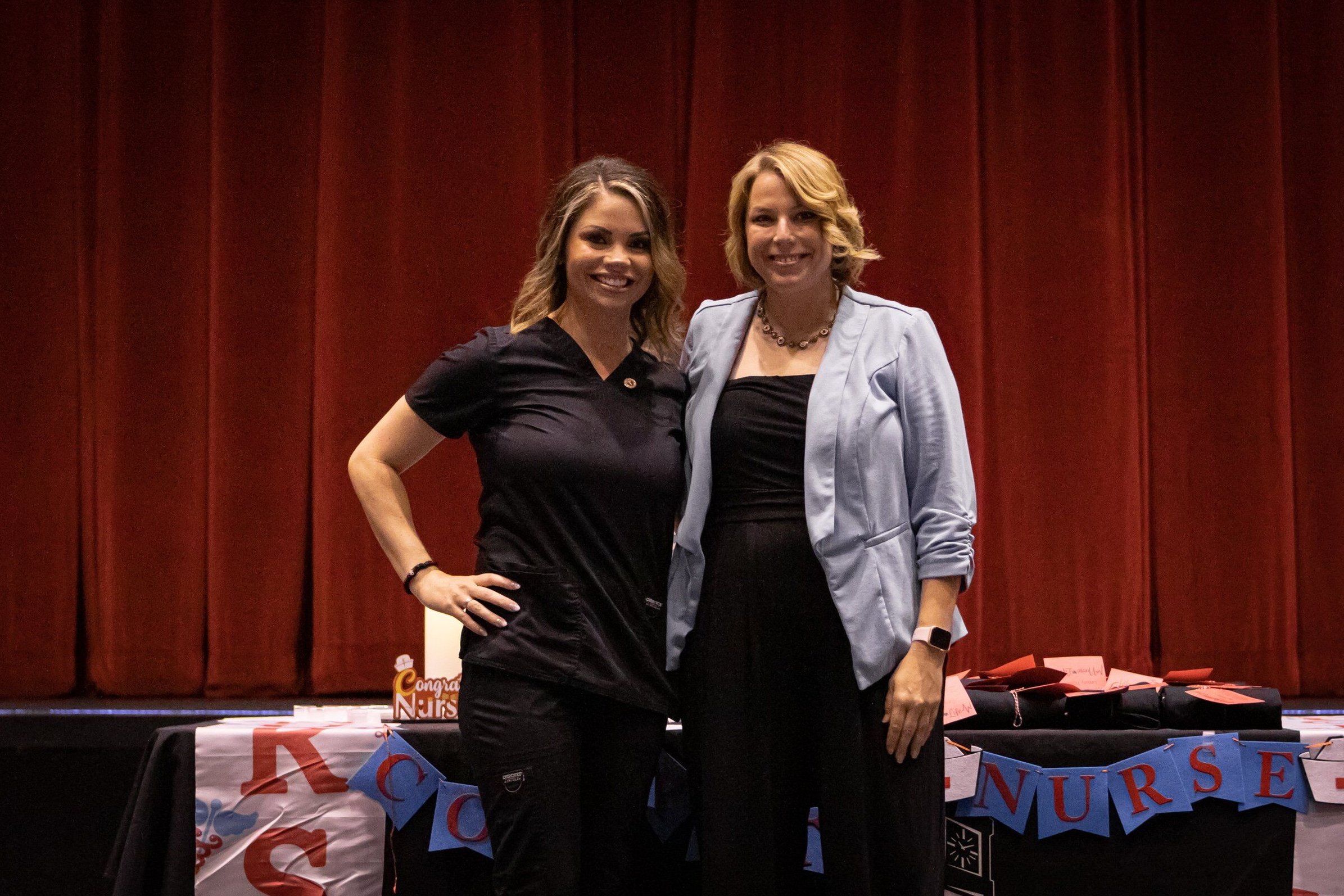 Erica McCormick (McLeansboro) and Dr. Tracy Smith, Nursing Instructor