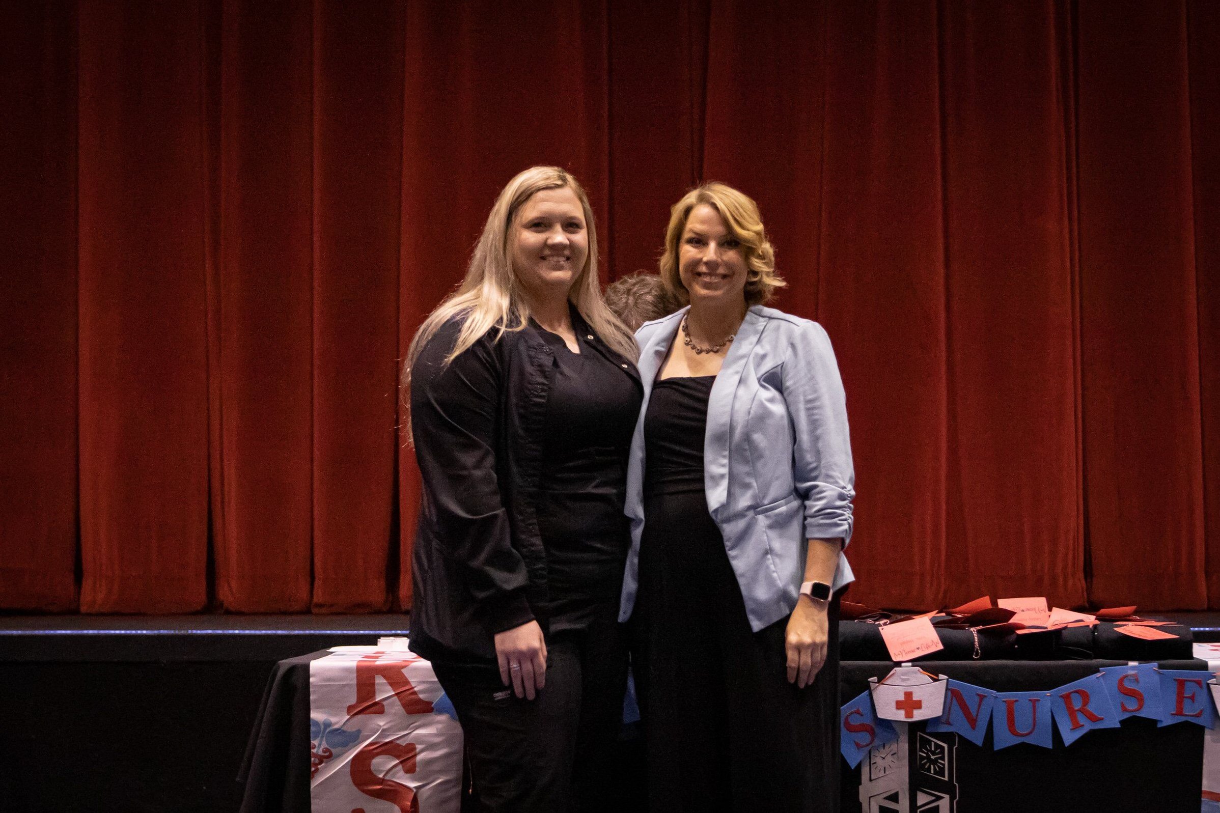 Adalynn Pierce (Tamaroa) and Dr. Tracy Smith, Nursing Instructor