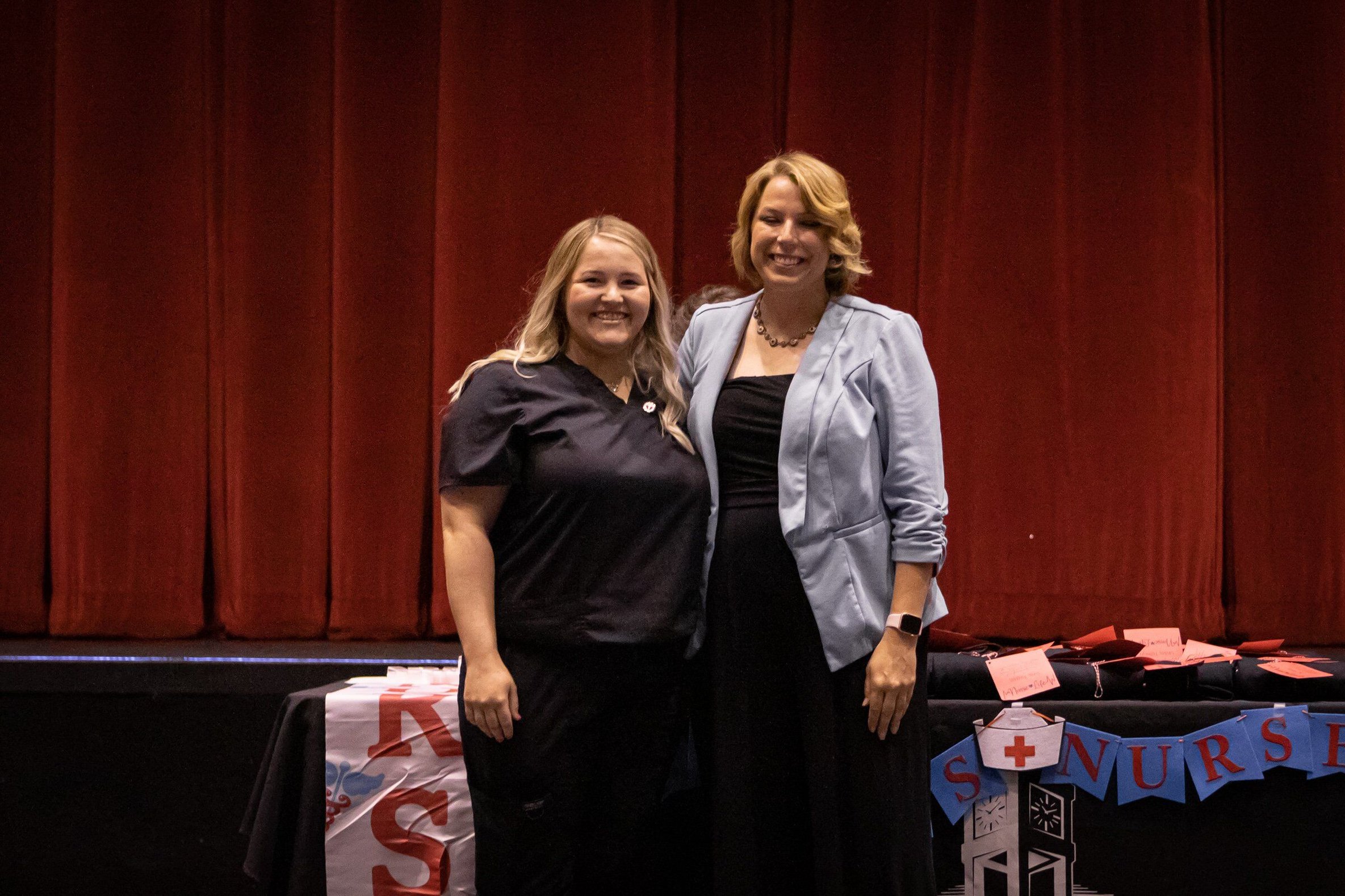 Halie Ragan (McLeansboro) and Dr. Tracy Smith, Nursing Instructor