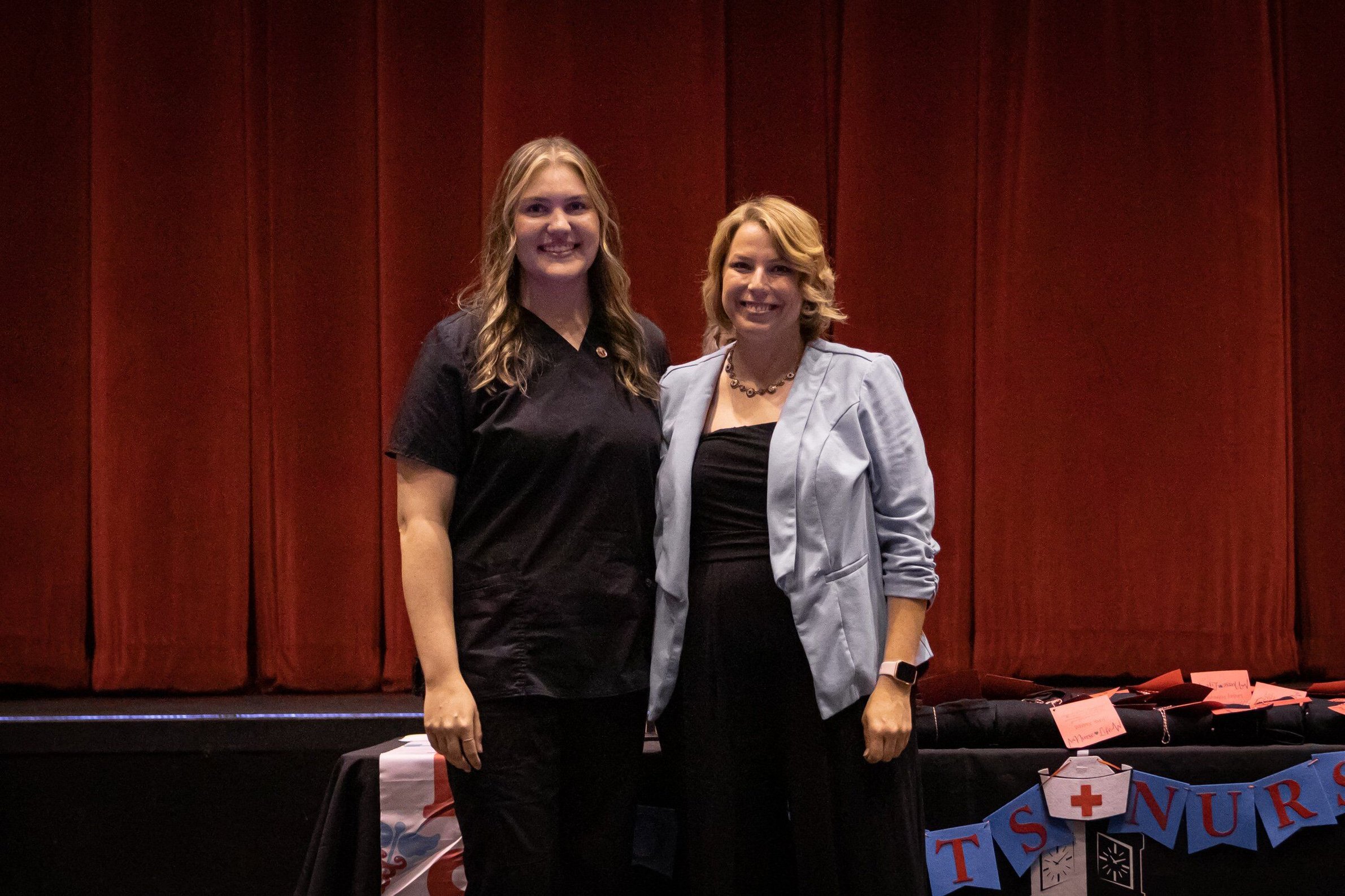 Michaela Rexing (McLeansboro) and Dr. Tracy Smith, Nursing Instructor