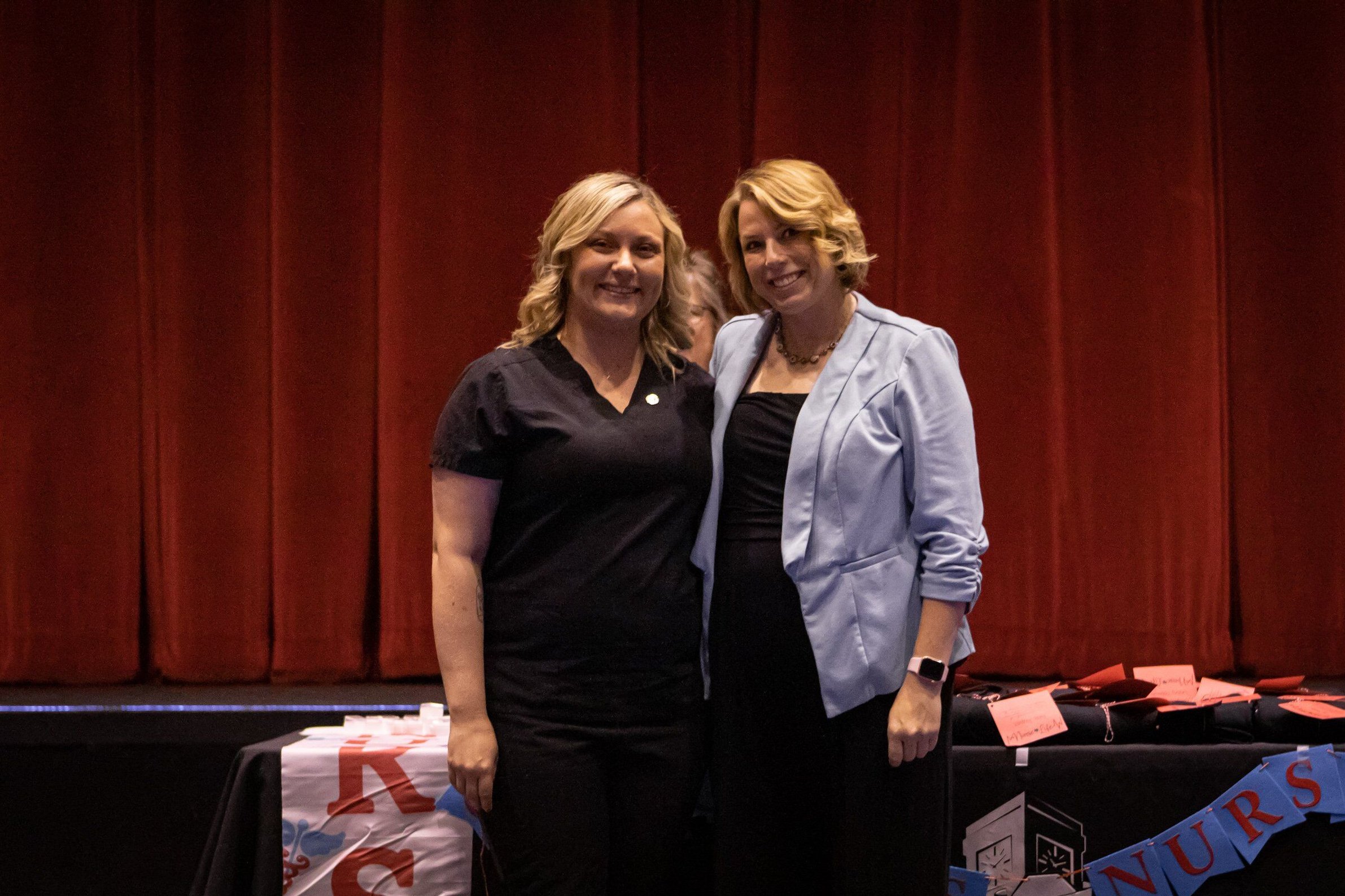 Victoria Sledge (Blueford) and Dr. Tracy Smith, Nursing Instructor