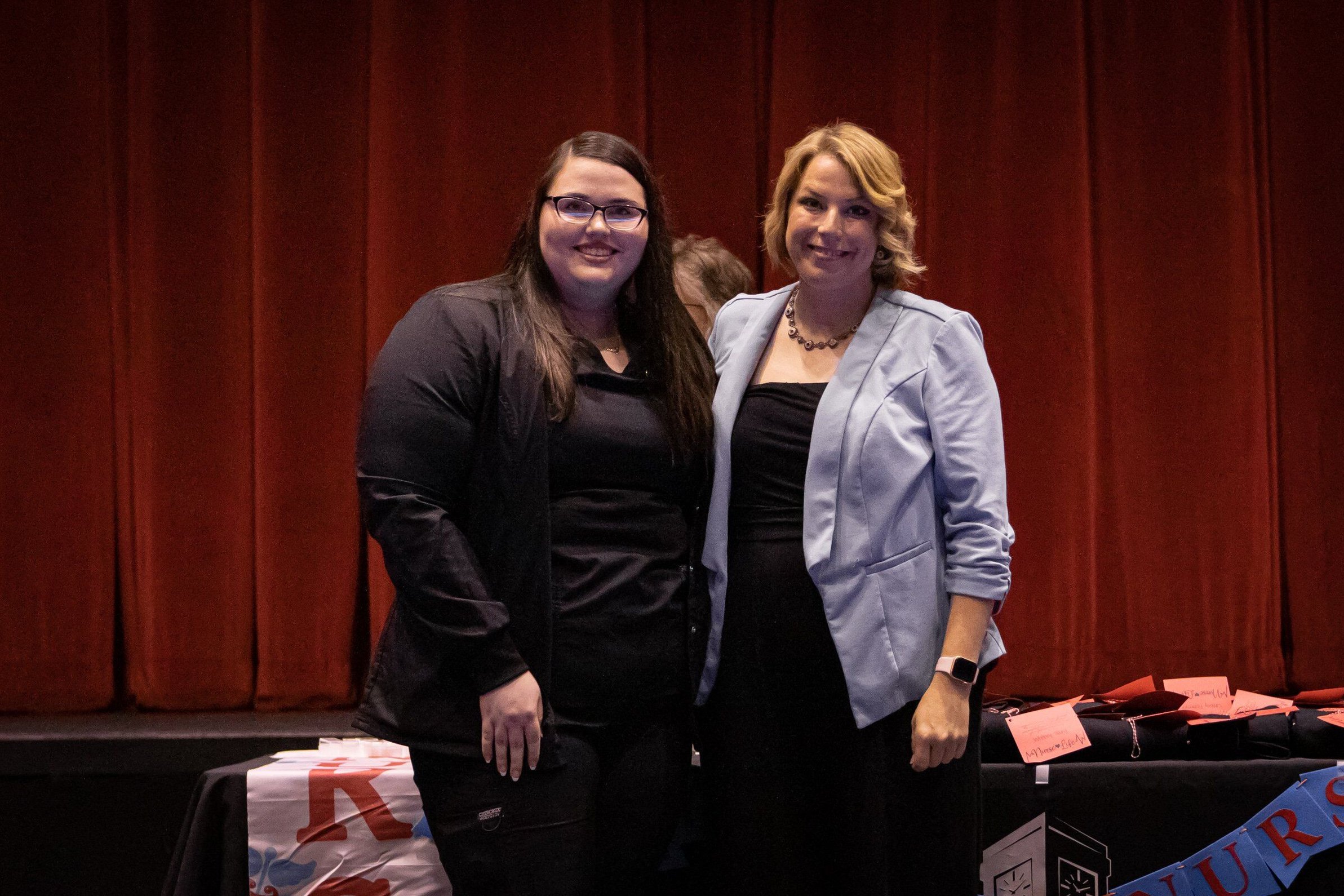 Allyson Vuichard (Mt. Vernon) and Dr. Tracy Smith, Nursing Instructor