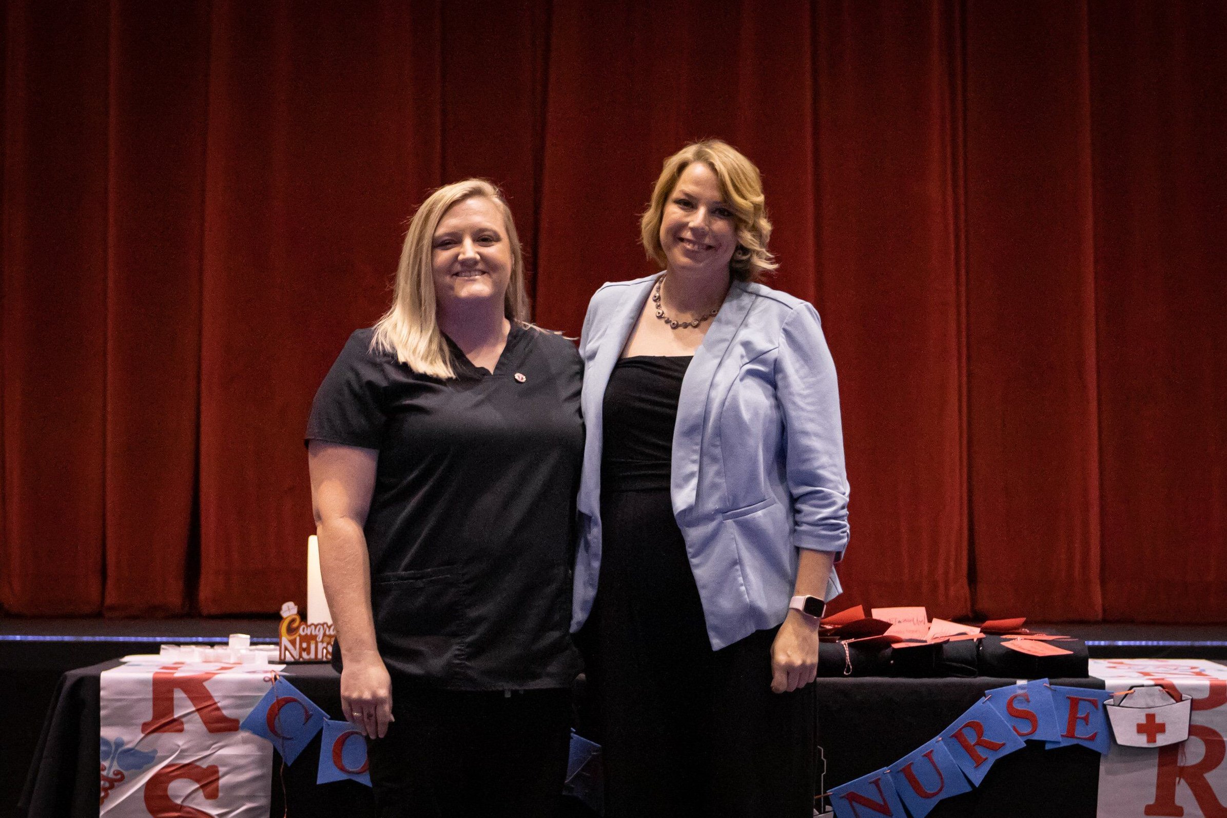 Whitney Young (Christopher) and Dr. Tracy Smith, Nursing Instructor