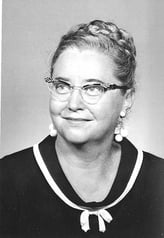 Betty Ann Ward 68 Yearbook Portrait