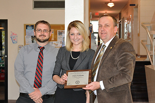 Claire Pytlinski outgoing student trustee W