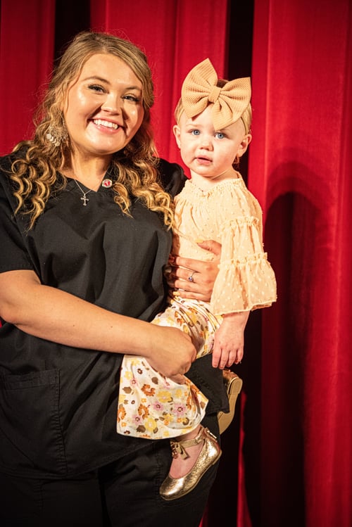 Mareesa Ratajczyk with her daughter