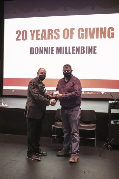 DonnieMillenbine20yearsofgiving web