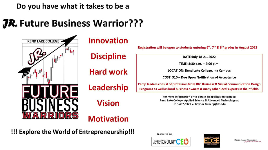 Jr Future Business Warrior Summer Camp -HD