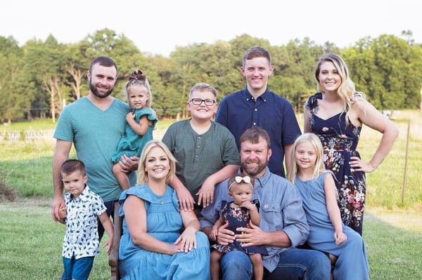 Simmons and family