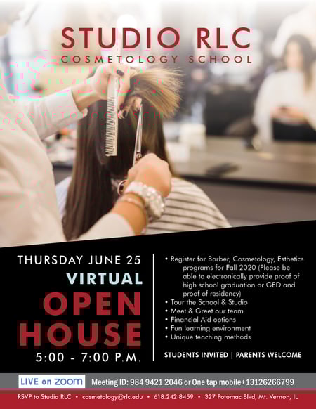 Studio RLC Open House flyer june 2020