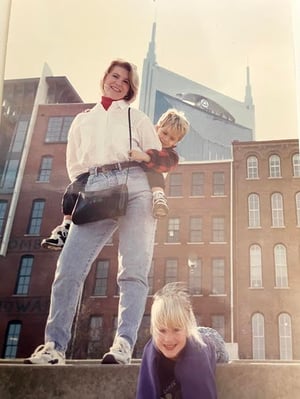 Tammy and her kids then