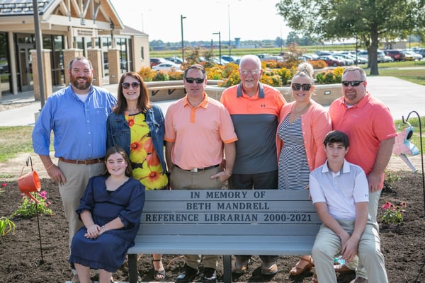 family-pose-bench