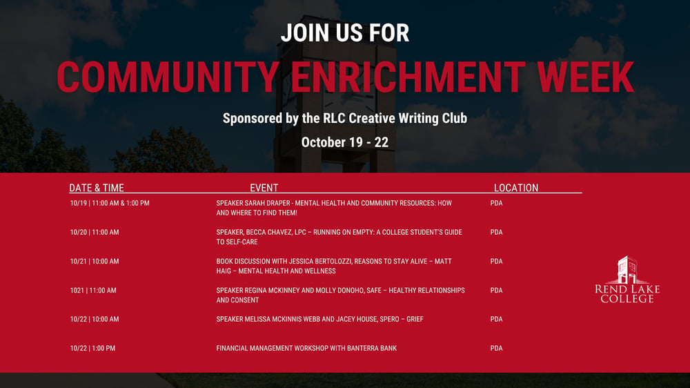 Community Enrichment Week Flyer