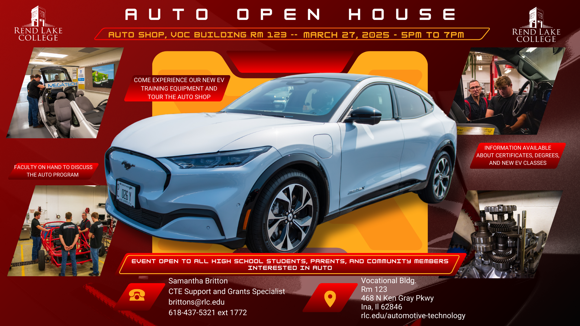 Automotive Open House Flyer (1920 x 1080 px)