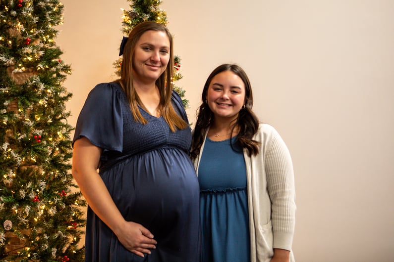Pictured (L-R): RLCF Assistant Director Jessica Jackanicz and Student Spotlight Amelia LaMont.