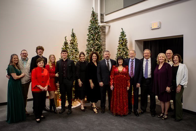 The Willis family celebrated Dr. Ryan Will and Dr. Jerrold Willis on being named Alumni of the Year.