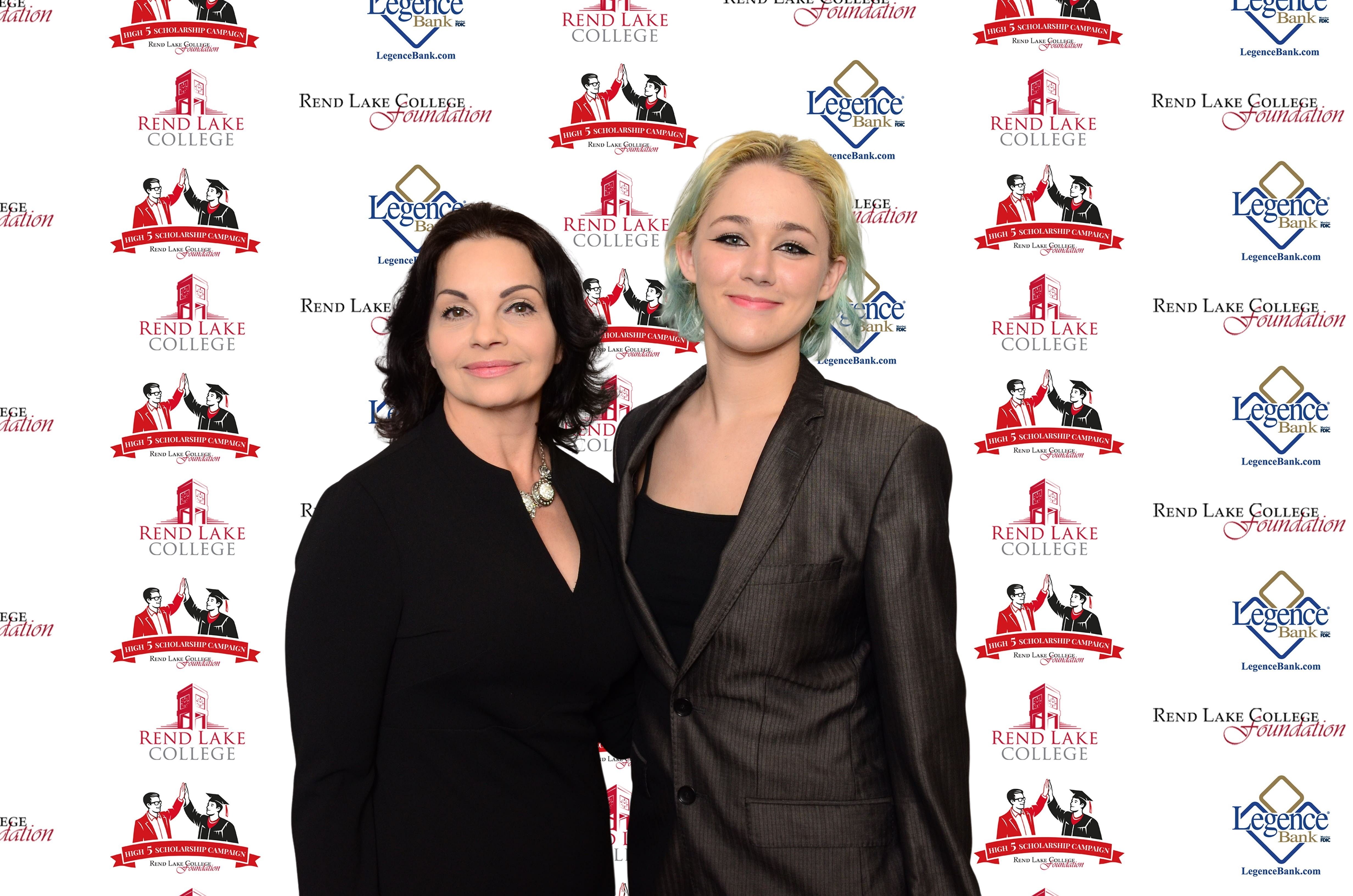 Pictured ,(L-R) Scholarship Representative Tracey Webb, Scholarship Recipient Madison Brower