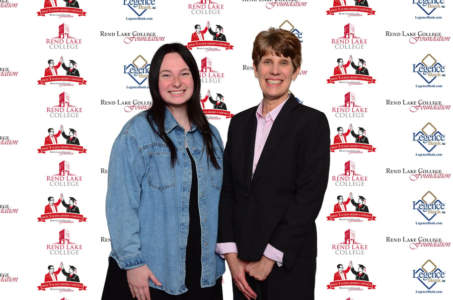 Pictured, (L-R) Scholarship Recipient Hailee Ullery, Scholarship Representative Trish Reed