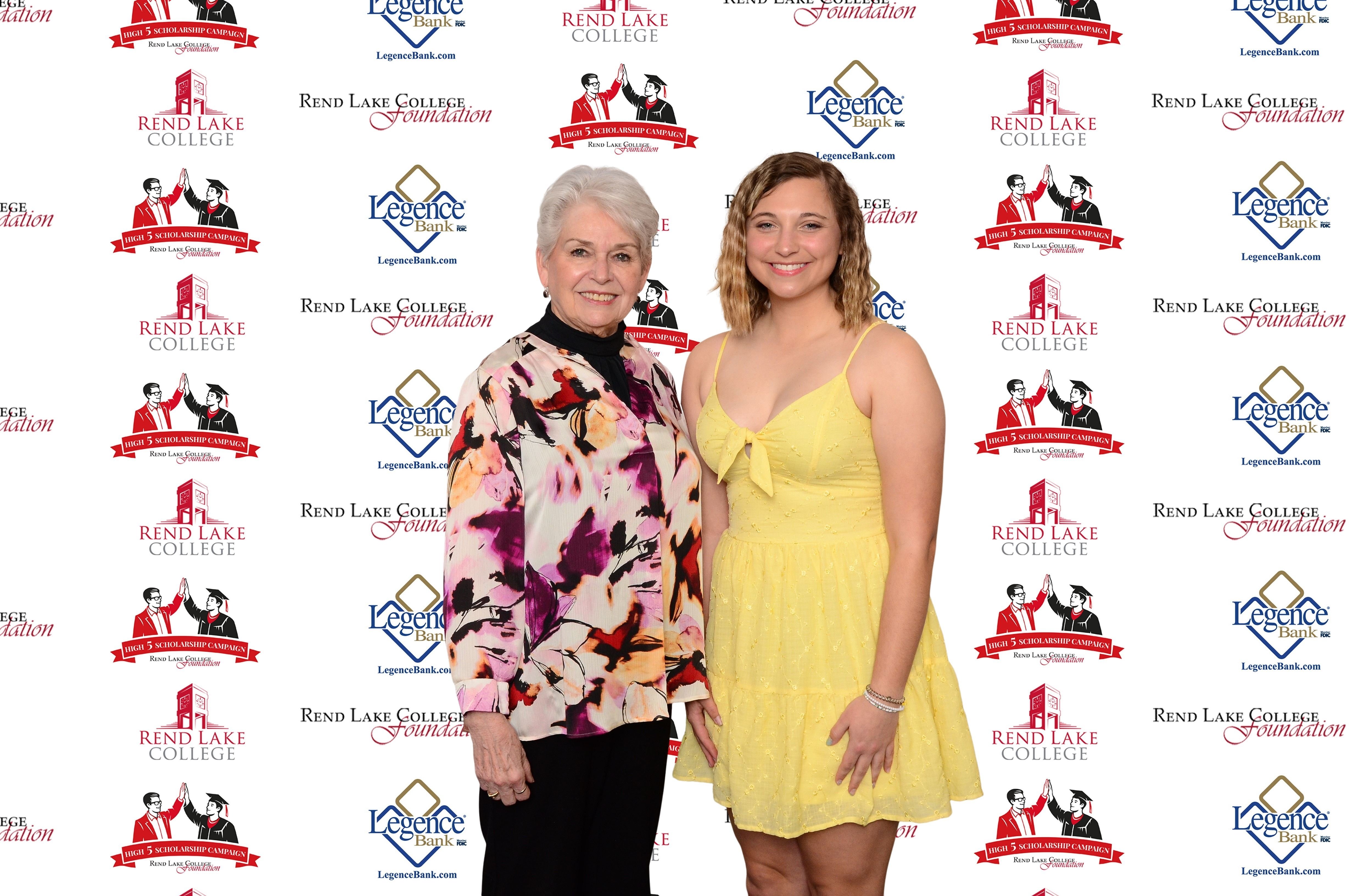 Pictured, (L-R) Scholarship Representative Jerilyn Turner, Scholarship Recipient Brylee Martin