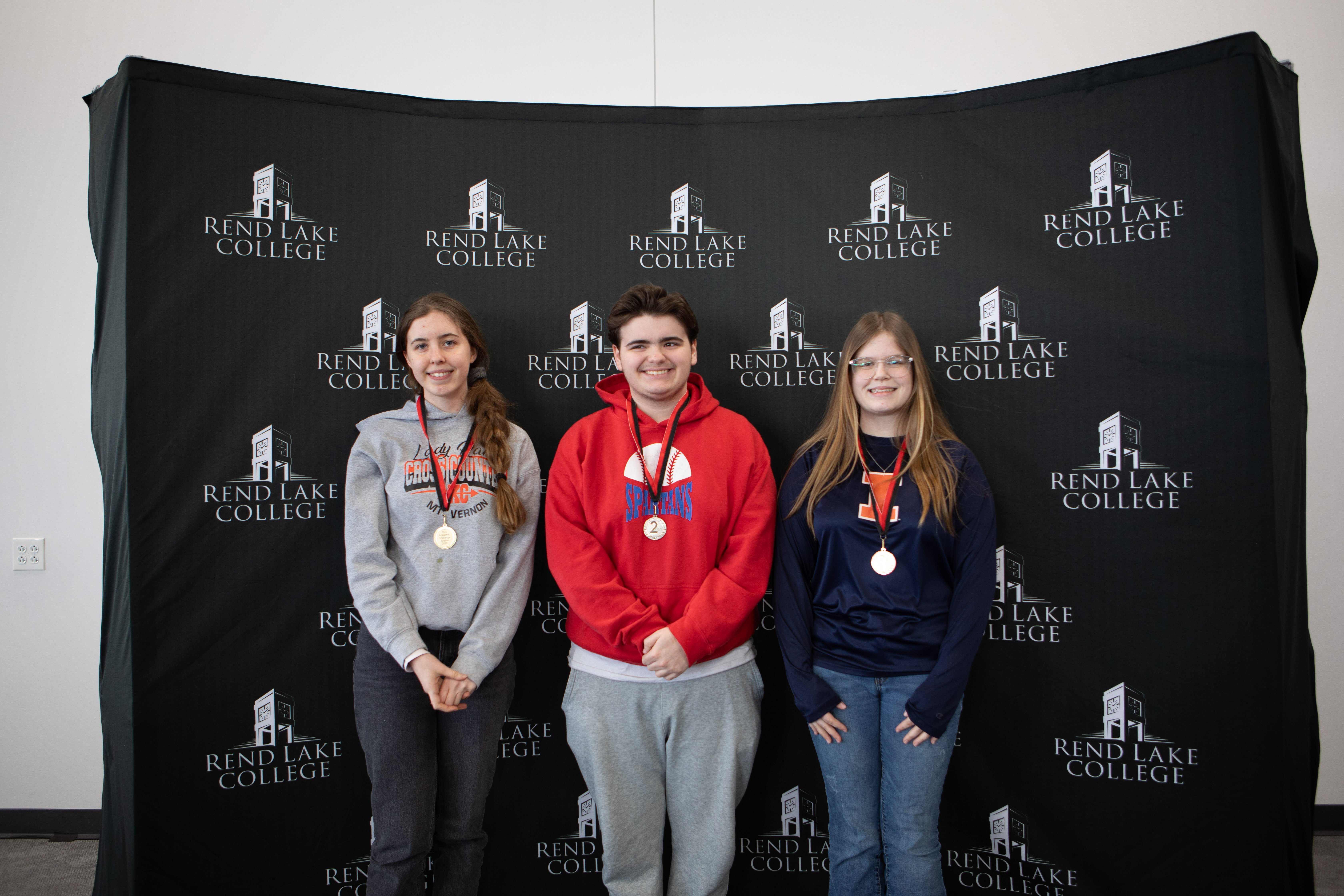 English individual Winners: 1st - Riley Parrish (Mt. Vernon)  2nd - Aiden Yenne (Waltonville)  3rd - Teiryn Andrews (Webber)