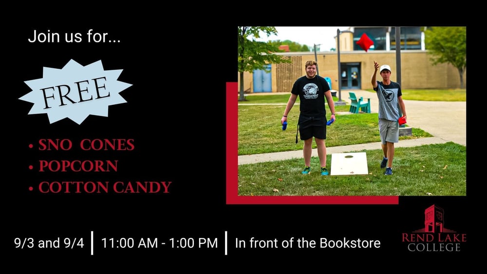 Free Snocones, Popcorn, and Cotton Candy