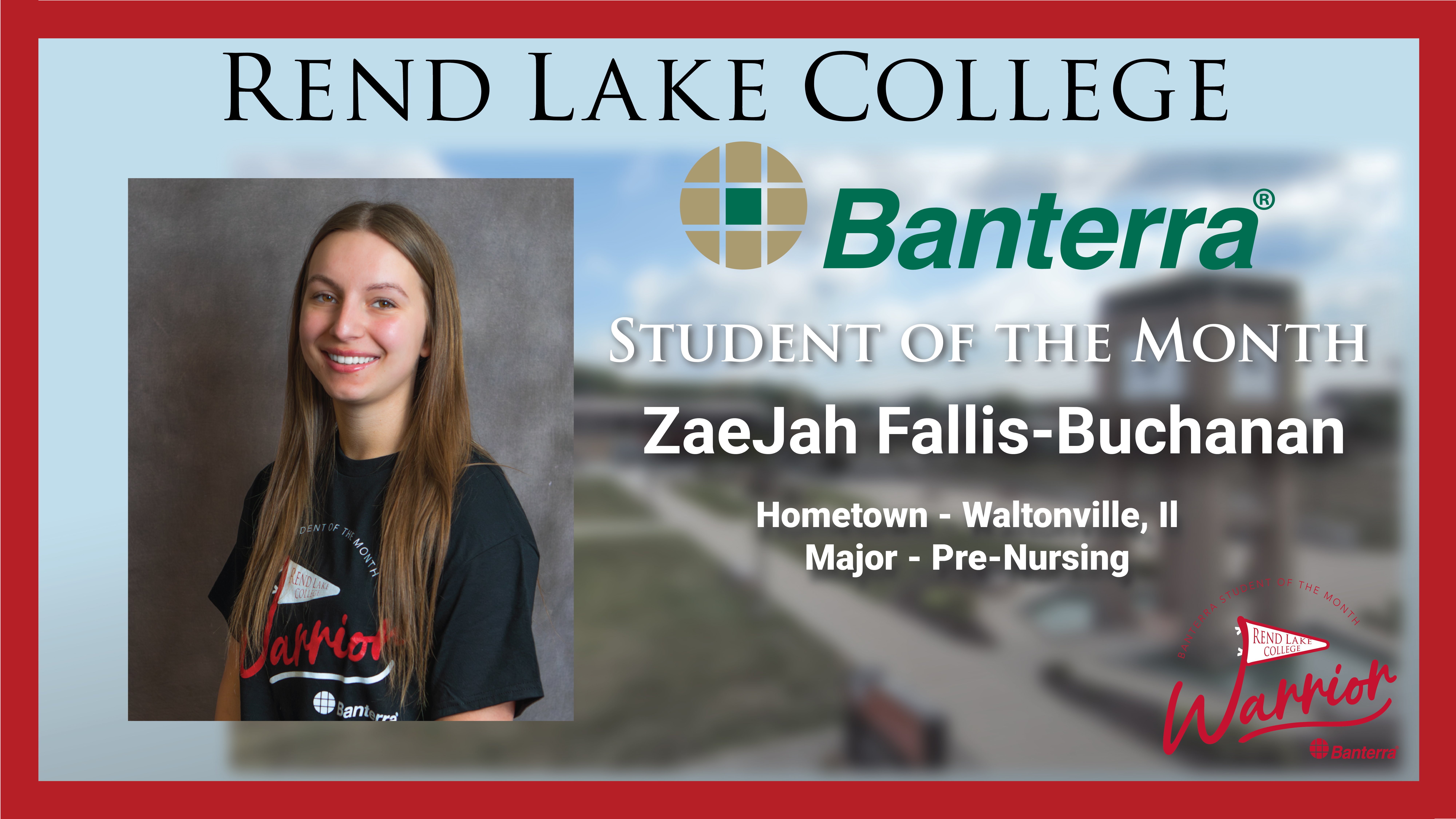 April-26-ZaeJah Fallis-Buchanan Banterra Student of the Month