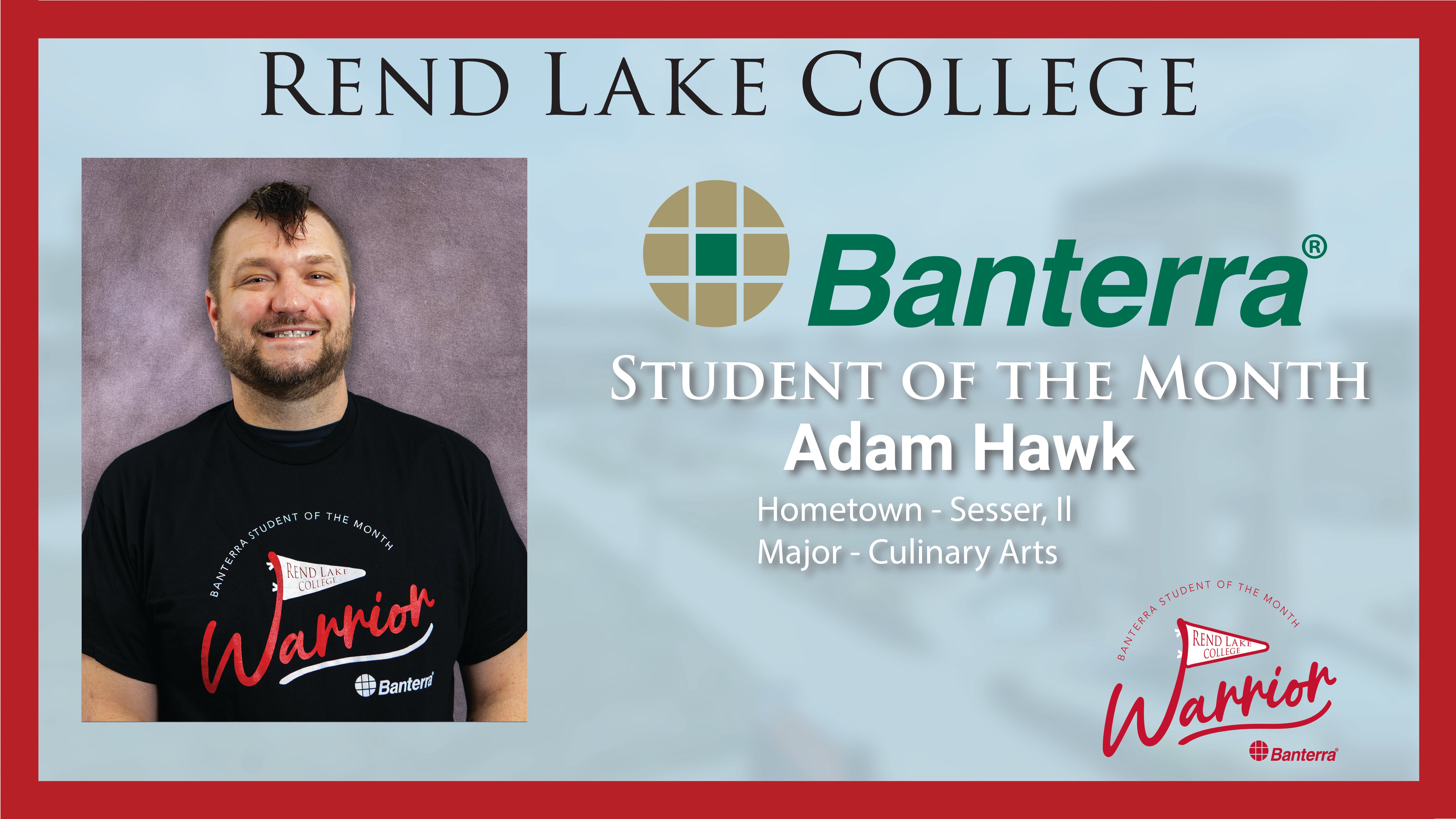 Banterra Student of the Month Adam Hawk