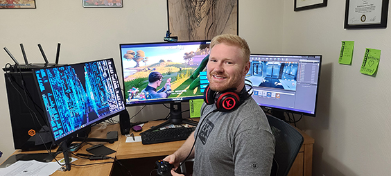 A day In the Life of a Game Developer & Student 